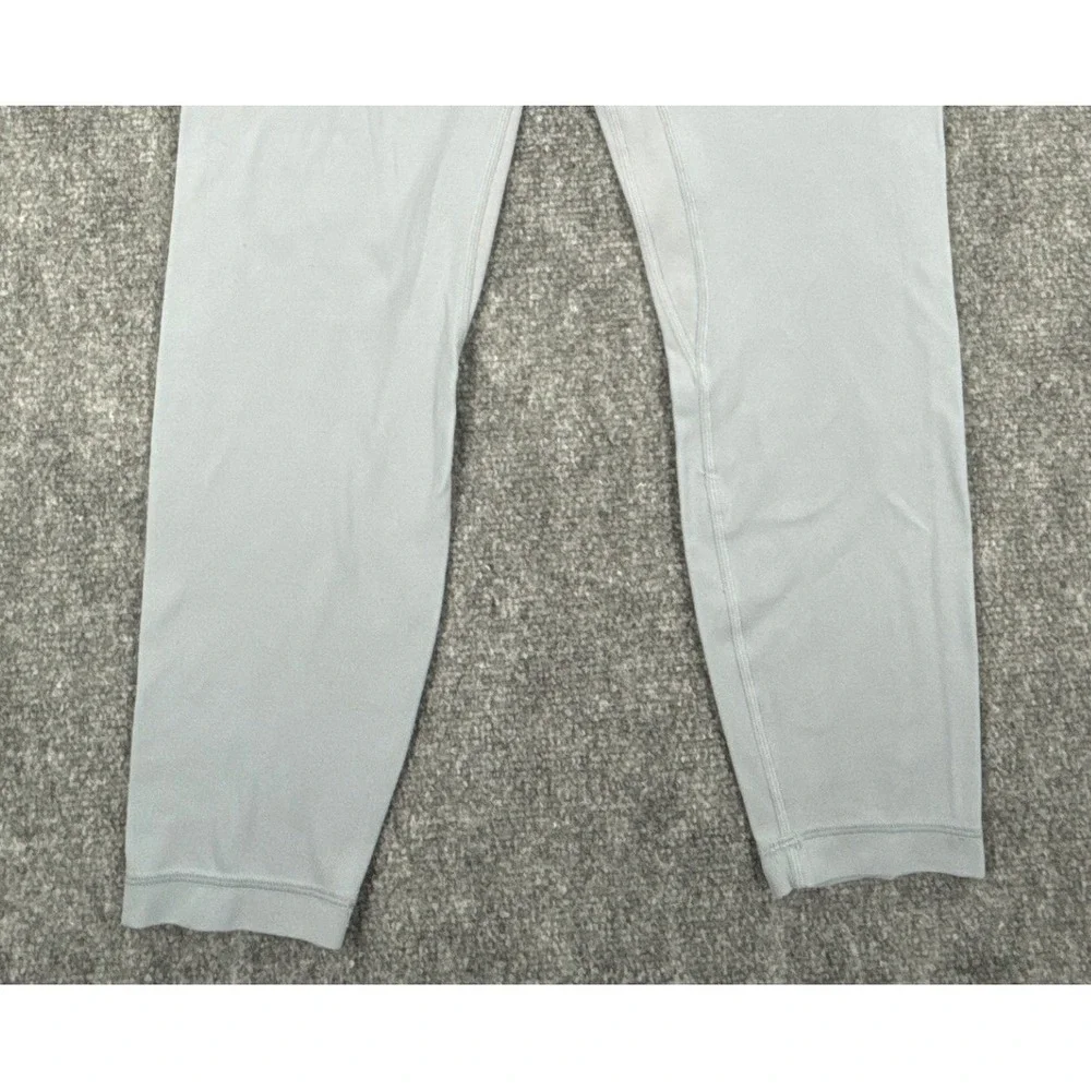 Lululemon Align Womens Size 10 Blue Gray High-Rise Crop 21 Nulu Leggings